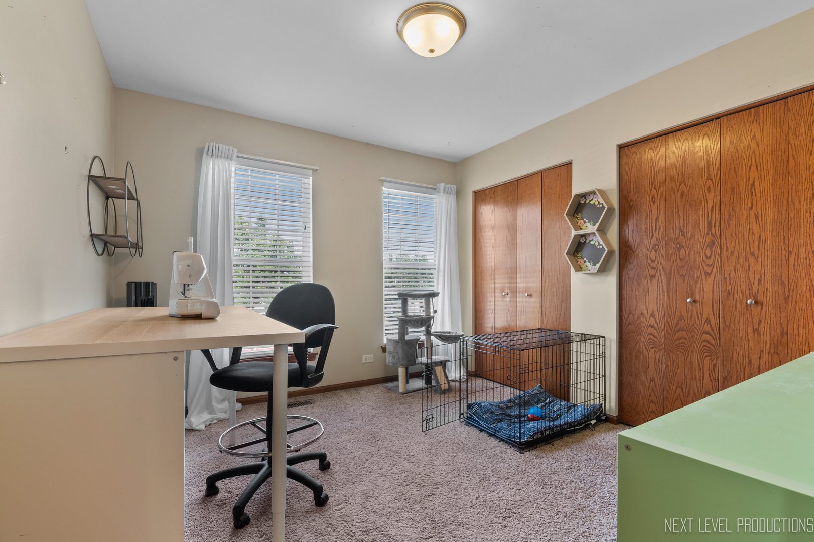 1683 Kautz Road Aurora, IL 60504 - Photo 17 of 26 a view of a workspace with furniture and a window
