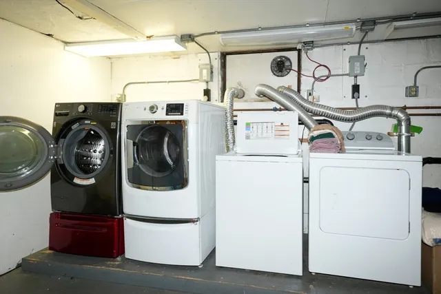 a view of water heater room