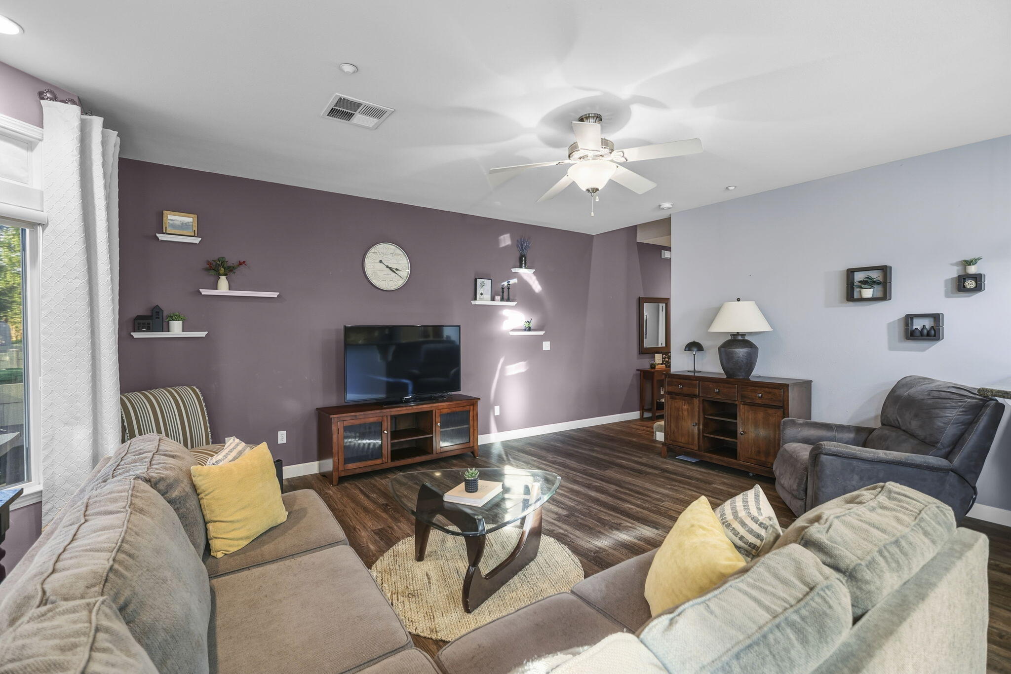 3156 Niklaus Path Redding, CA 96002 - Photo 6 of 34 a living room with furniture and a flat screen tv