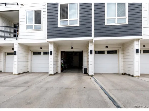 a view of a house with a garage