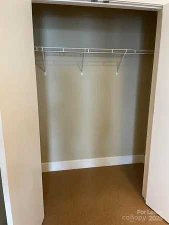 a close view of closet