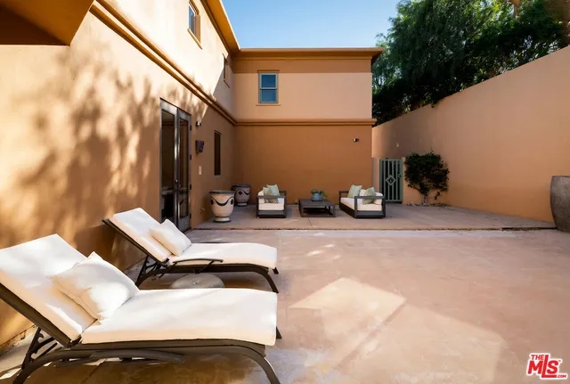 a view of an ocean and a mountain