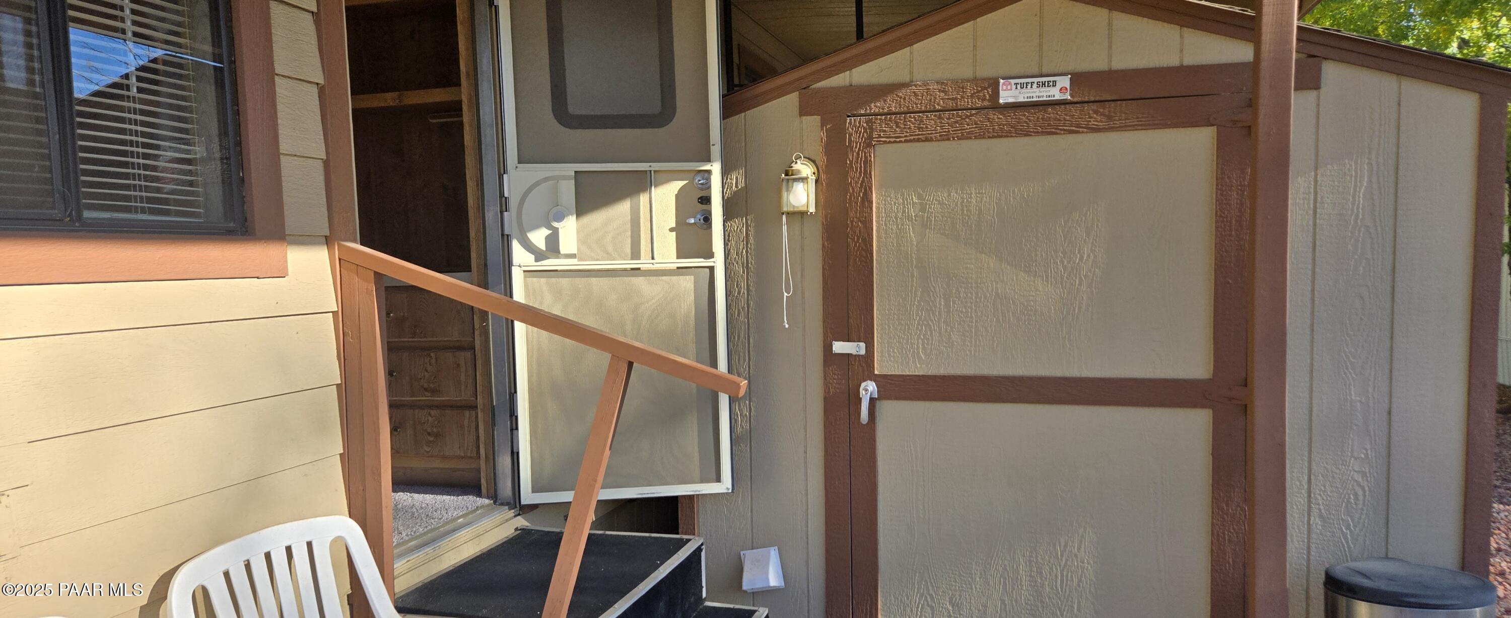 11250 East State Rte 69, Unit 61 Prescott Valley, AZ 86314 - Photo 19 of 41 a view of balcony with wooden floor