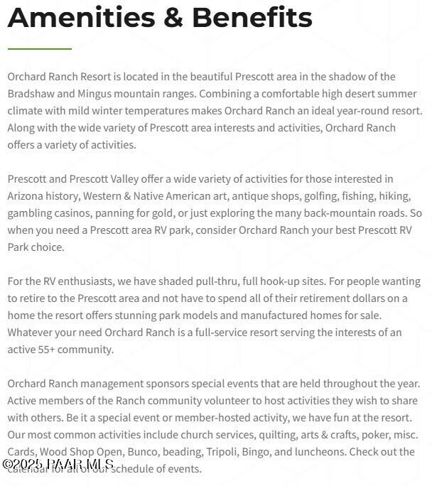 11250 East State Rte 69, Unit 61 Prescott Valley, AZ 86314 - Photo 31 of 41 unknown