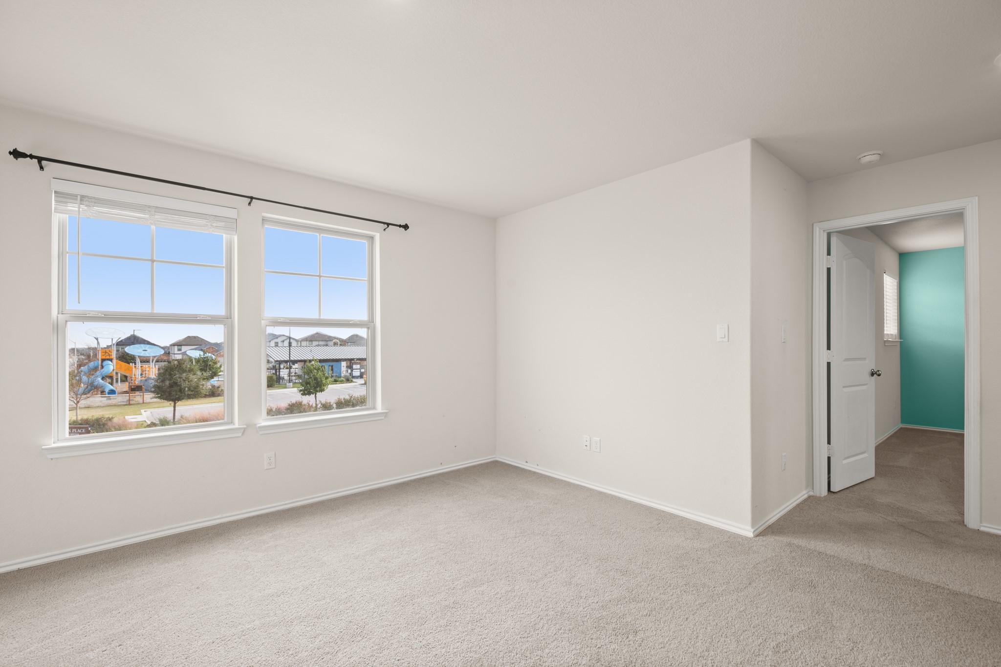 2300 Cliffbrake Way Georgetown, TX 78626 - Photo 15 of 28 an empty room with windows and closet