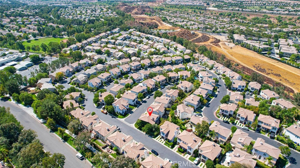 23301 Montecito Place Valencia, CA 91354 - Photo 42 of 45 an aerial view of residential houses with outdoor space