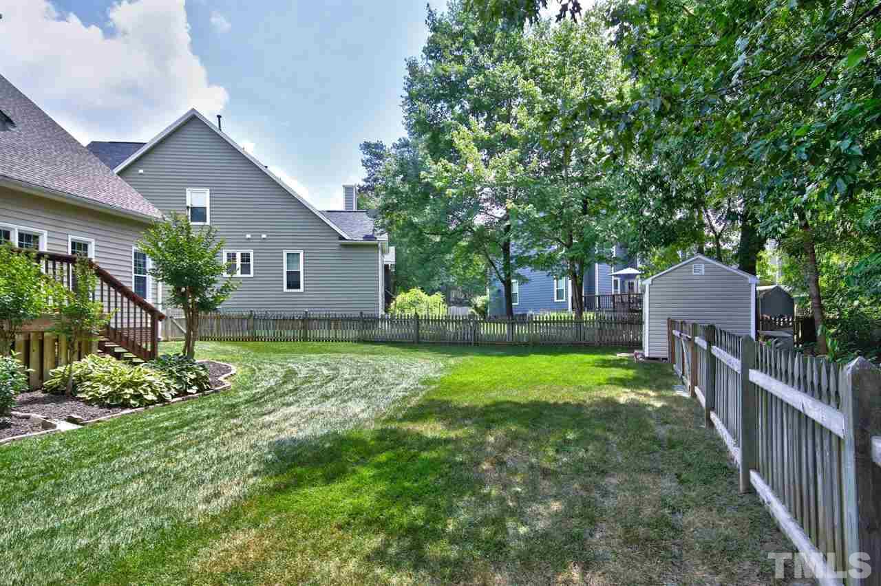 12305 Amoretto Way Raleigh, NC 27613 - Photo 29 of 30 Fenced in backyard.