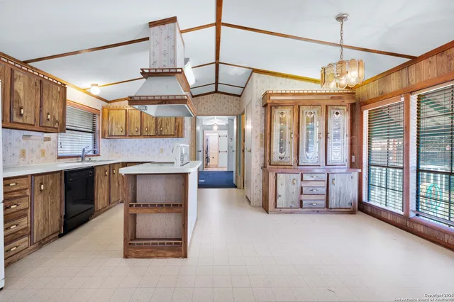 a view of lobby with chandelier