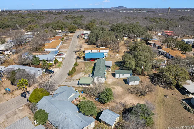 a view of a water with a building in the background