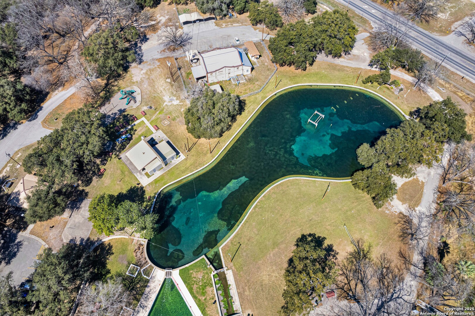 36 Retama Road Brackettville, TX 78832 - Photo 34 of 36 an aerial view of a swimming pool