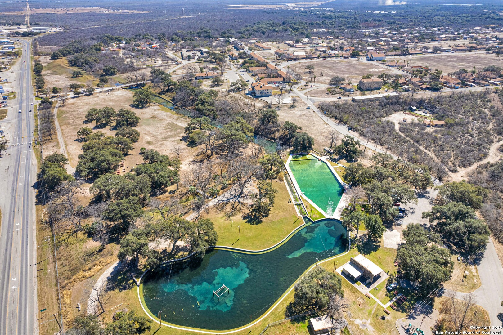 36 Retama Road Brackettville, TX 78832 - Photo 35 of 36 an aerial view of a residential houses with outdoor space