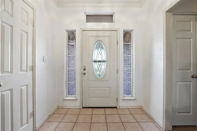 a view of front door with a door