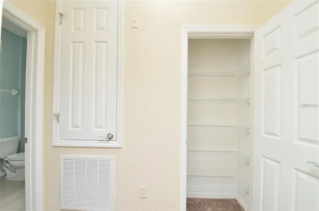 a view of front door