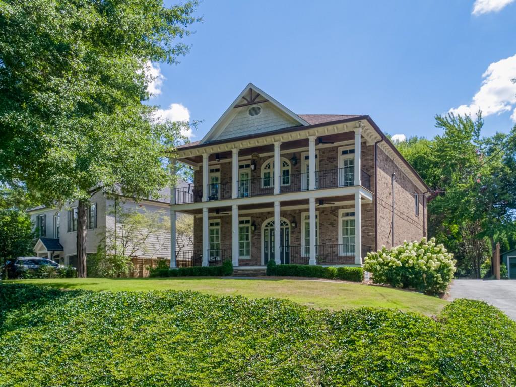 1363 Sylvan Circle Northeast Brookhaven, GA 30319 - Photo 56 of 56 a front view of a house with garden