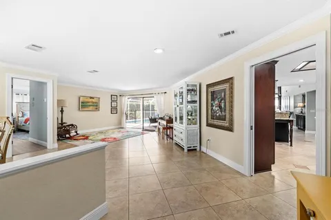 a view of a livingroom with furniture and a living room