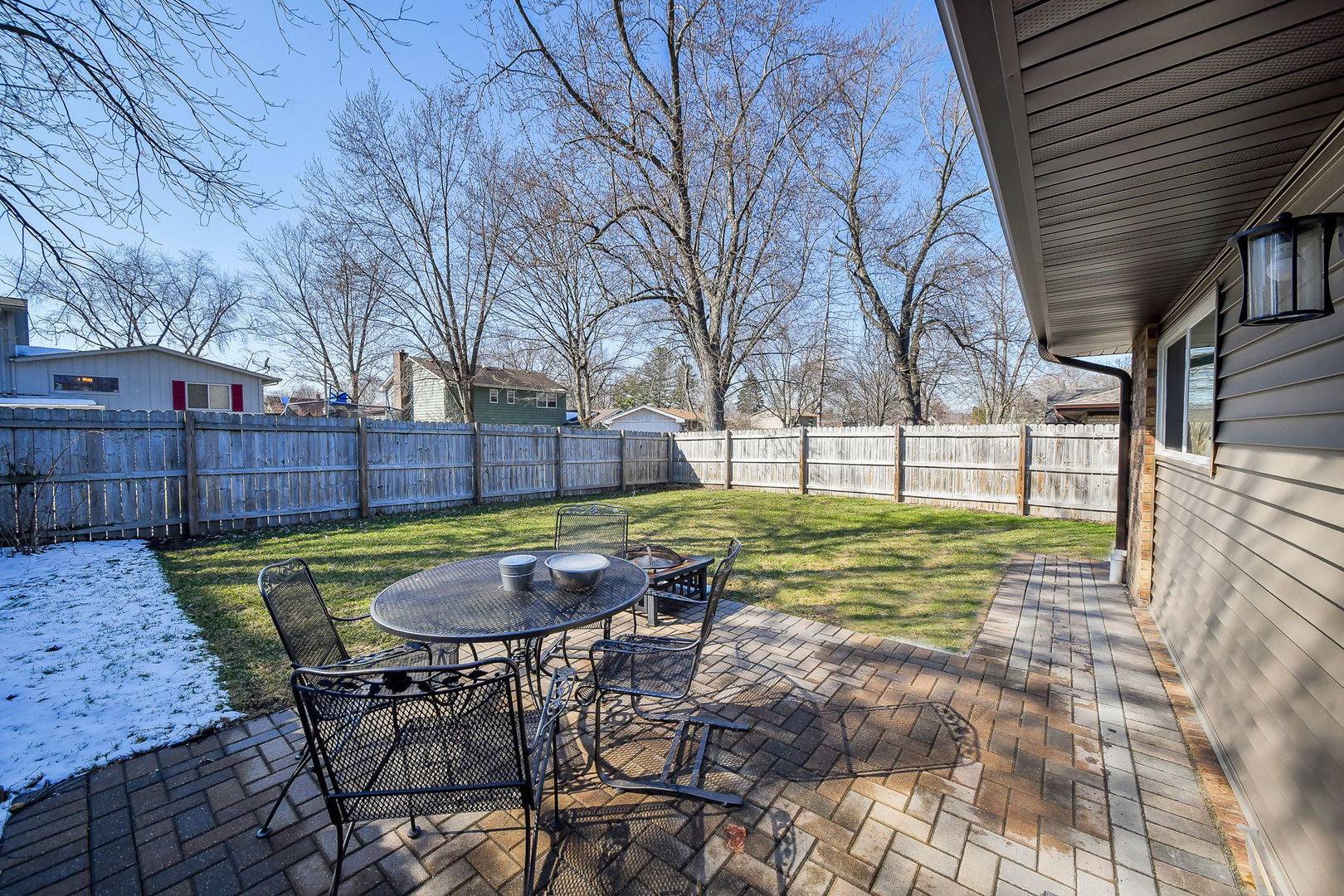 327 South Jackson Street Batavia, IL 60510 - Photo 13 of 14 a view of backyard with seating and trees