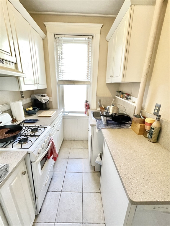 131 Park Drive, Unit 25 Boston, MA 02215 - Photo 8 of 13 a kitchen with a sink a stove and a refrigerator