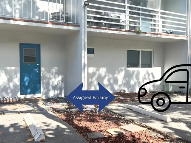 a view of swimming pool from a balcony