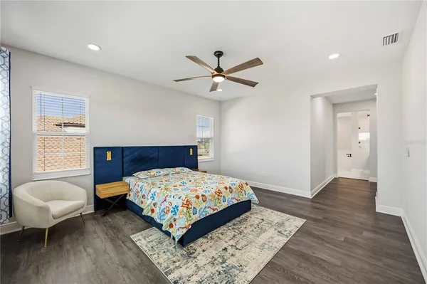 a view of a city with tall buildings