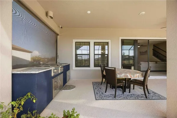 a backyard of a house