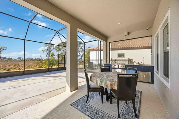 a view of a yard with snow on the road