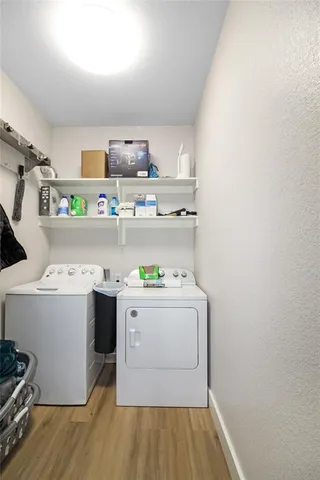 a room with storage and utility
