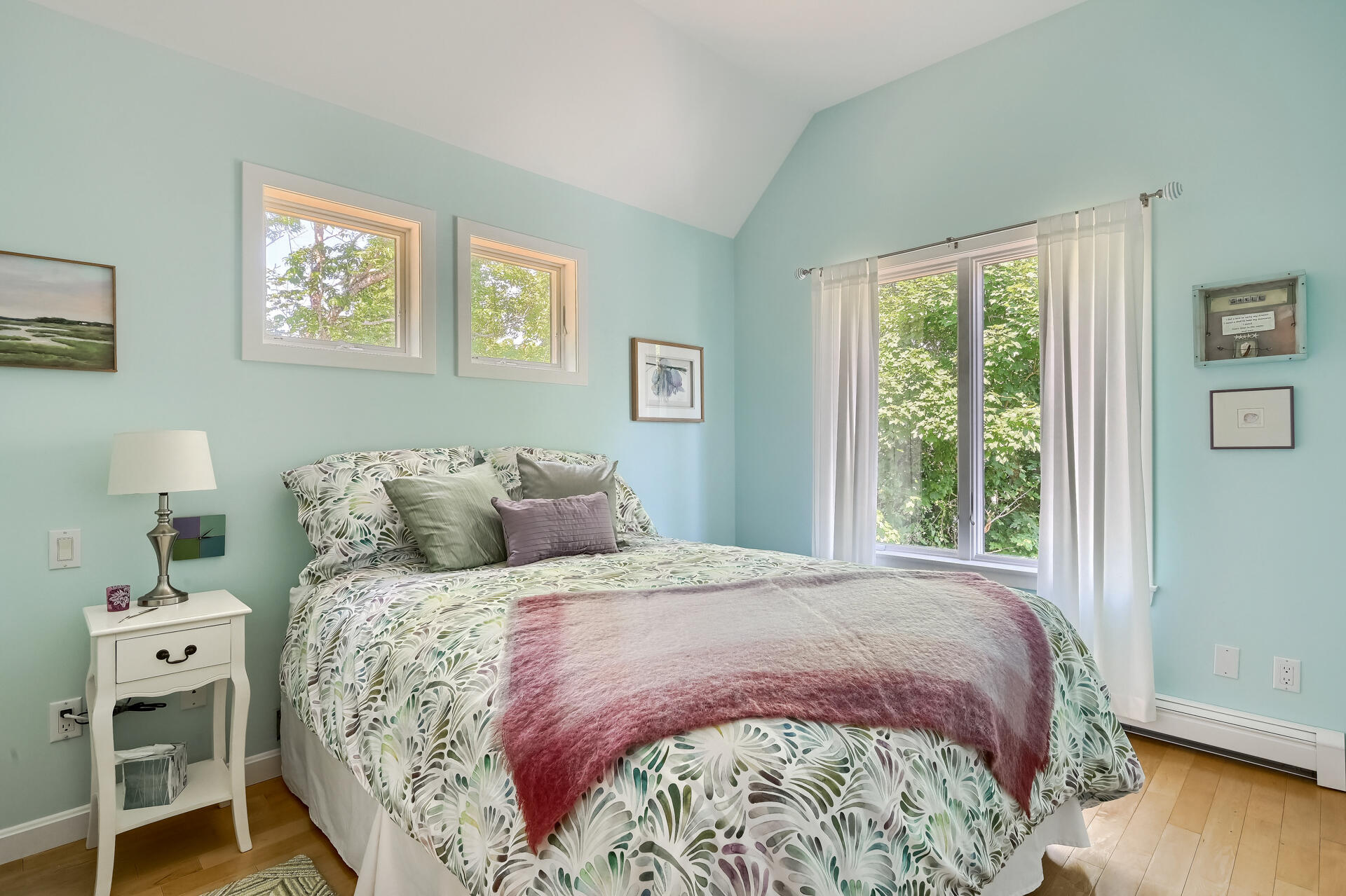 95 Chequessett Neck Road Wellfleet, MA 02667 - Photo 45 of 75 a bedroom with a bed and a window