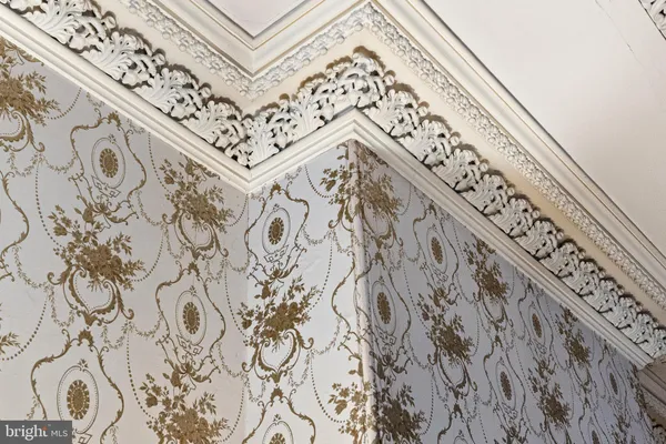 a close up of a wall