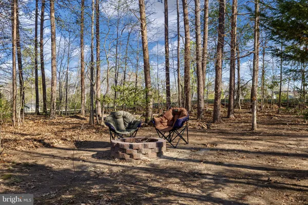 a view of outdoor space with seating area