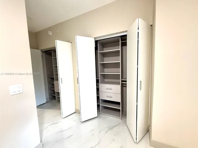 a view of closet area