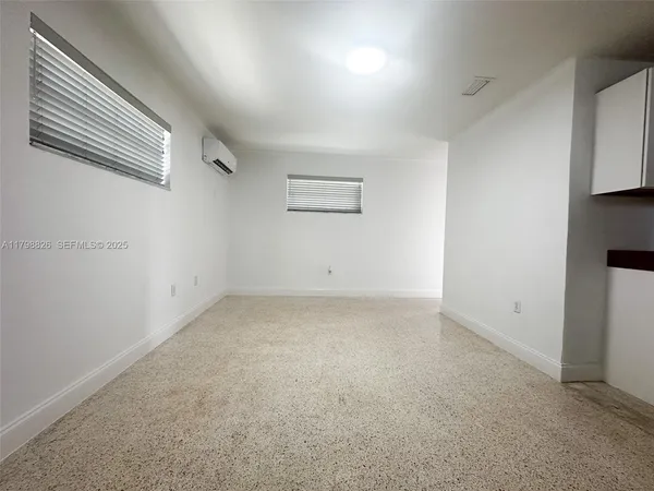 an empty room with a empty space