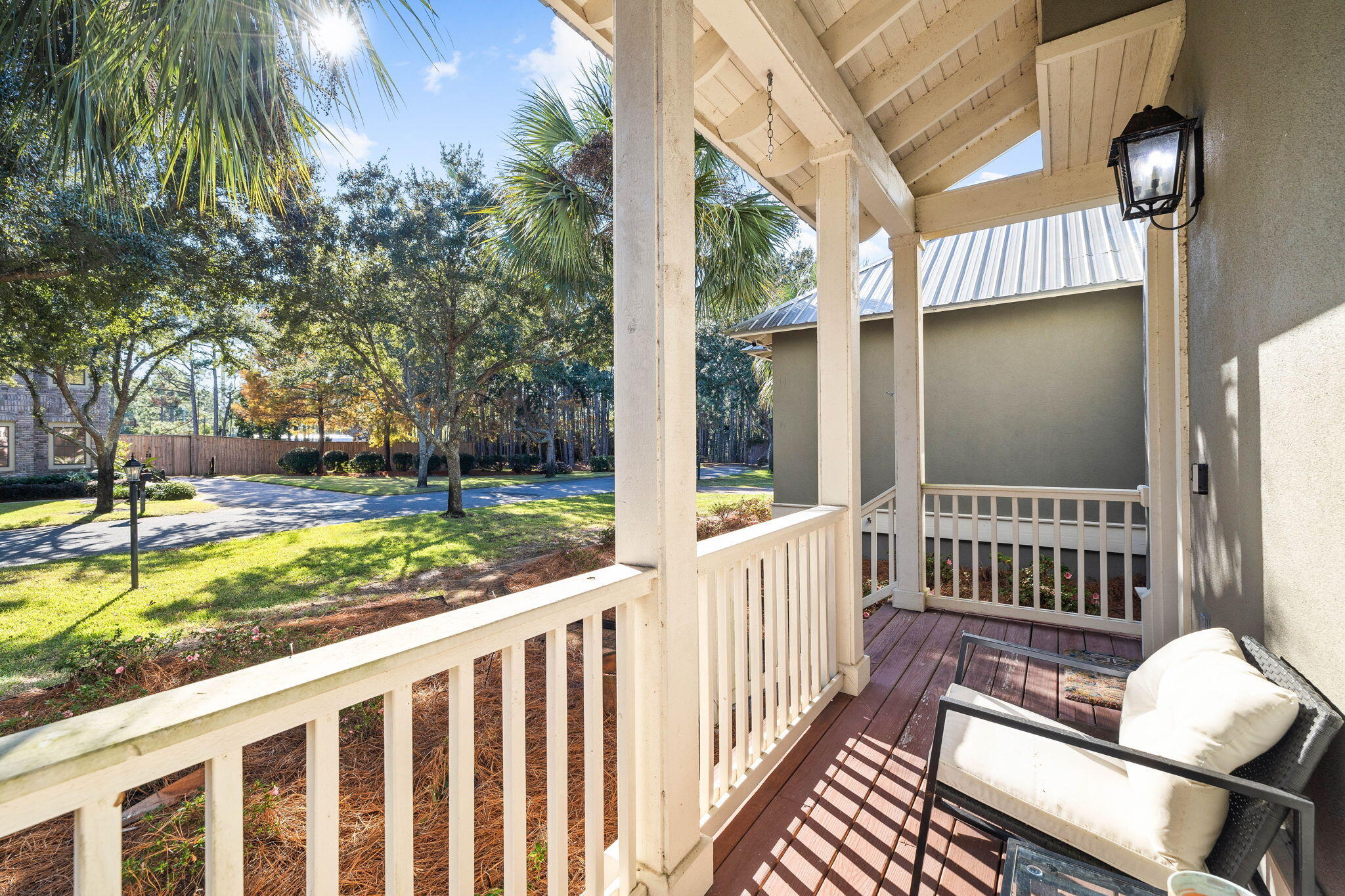 144 Preston Path Santa Rosa Beach, FL 32459 - Photo 11 of 60 a view of a chair and tables in the balcony