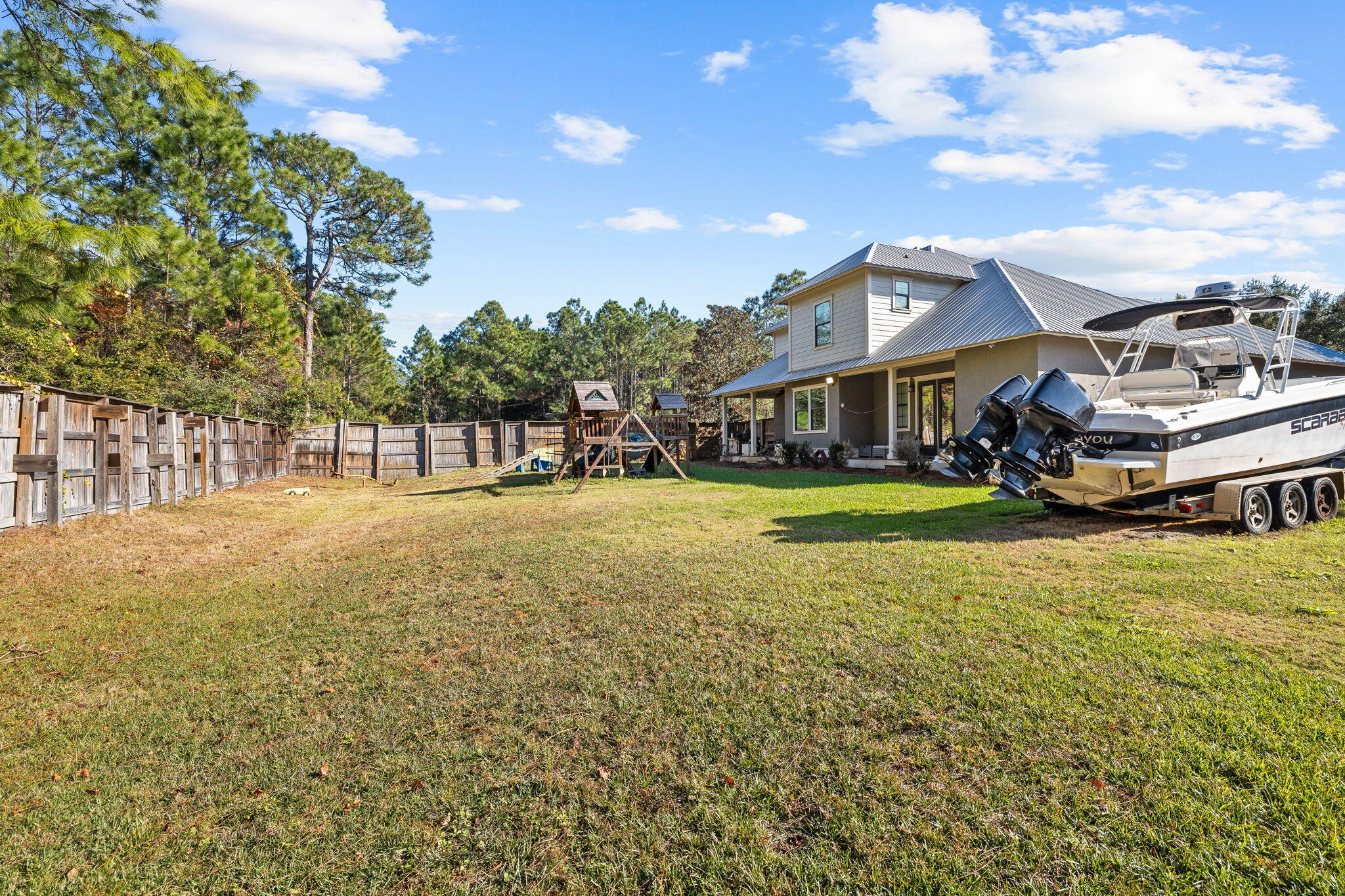 144 Preston Path Santa Rosa Beach, FL 32459 - Photo 21 of 60 a view of a house with a big yard