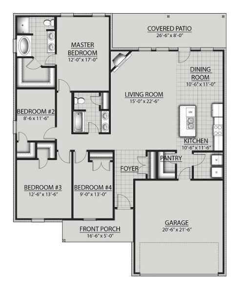 15323 Troon Drive Foley, AL 36535 - Photo 20 of 20 Floor Plan