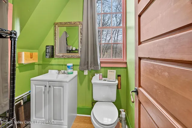 an outdoor space with patio and furniture