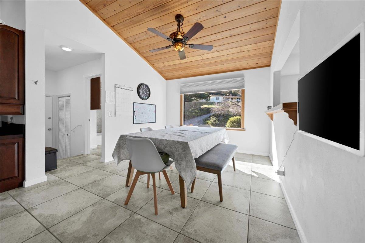 70 Corral De Tierra Road Salinas, CA 93908 - Photo 11 of 55 a view of a dining room with furniture and a chandelier