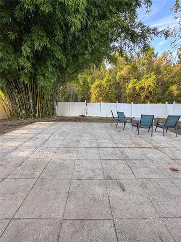 a view of outdoor space with seating