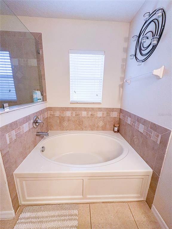 12715 Saulston Place Hudson, FL 34669 - Photo 39 of 44 a bathroom with a bathtub and a window