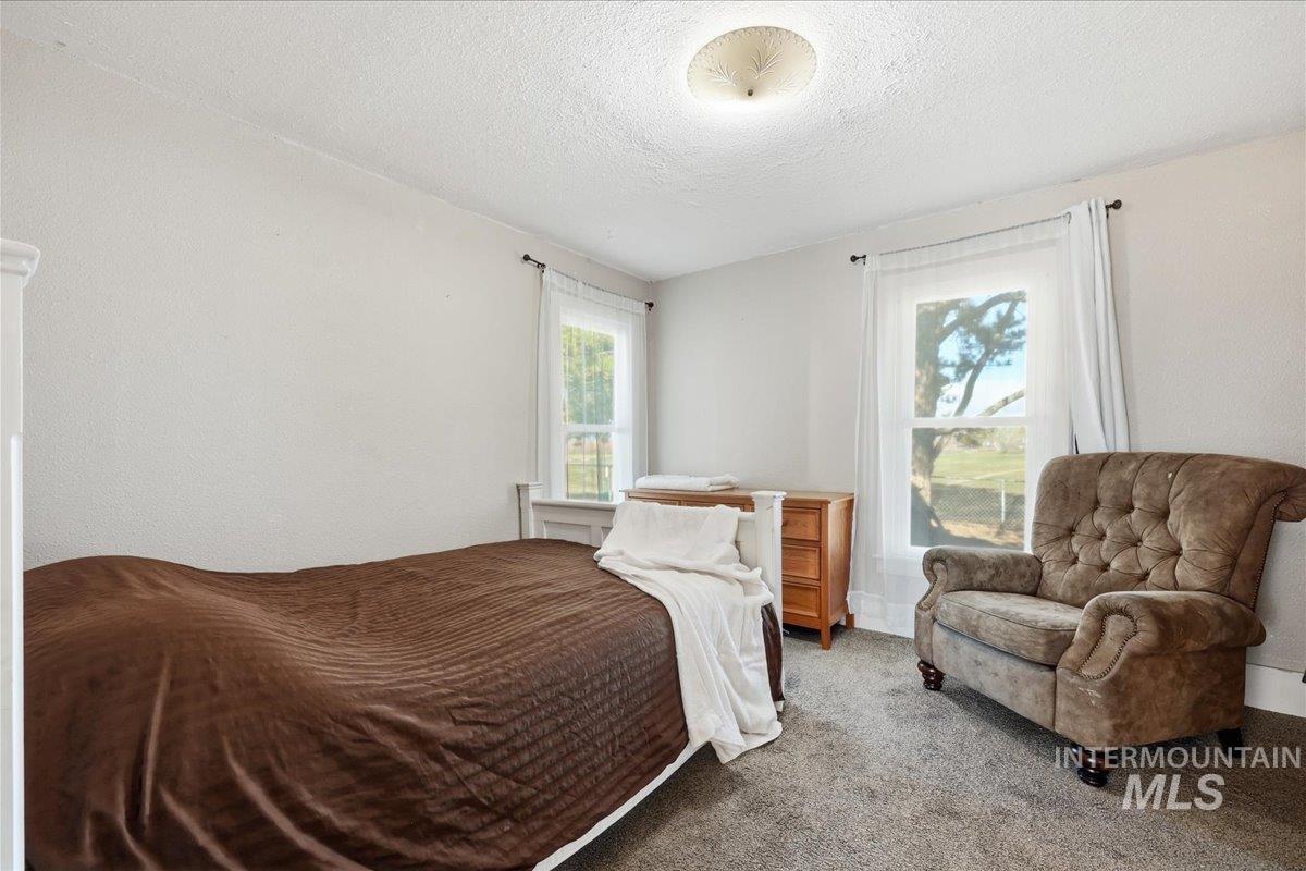 148 Glascock Road Weiser, ID 83672 - Photo 18 of 32 Bedroom featuring carpet flooring and a textured ceiling