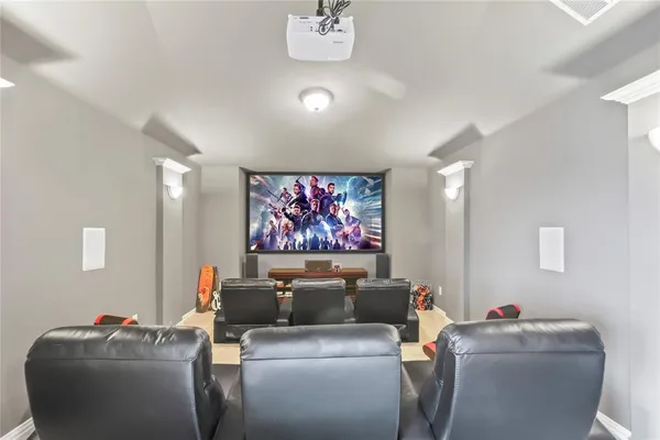 a room with furniture and a couch