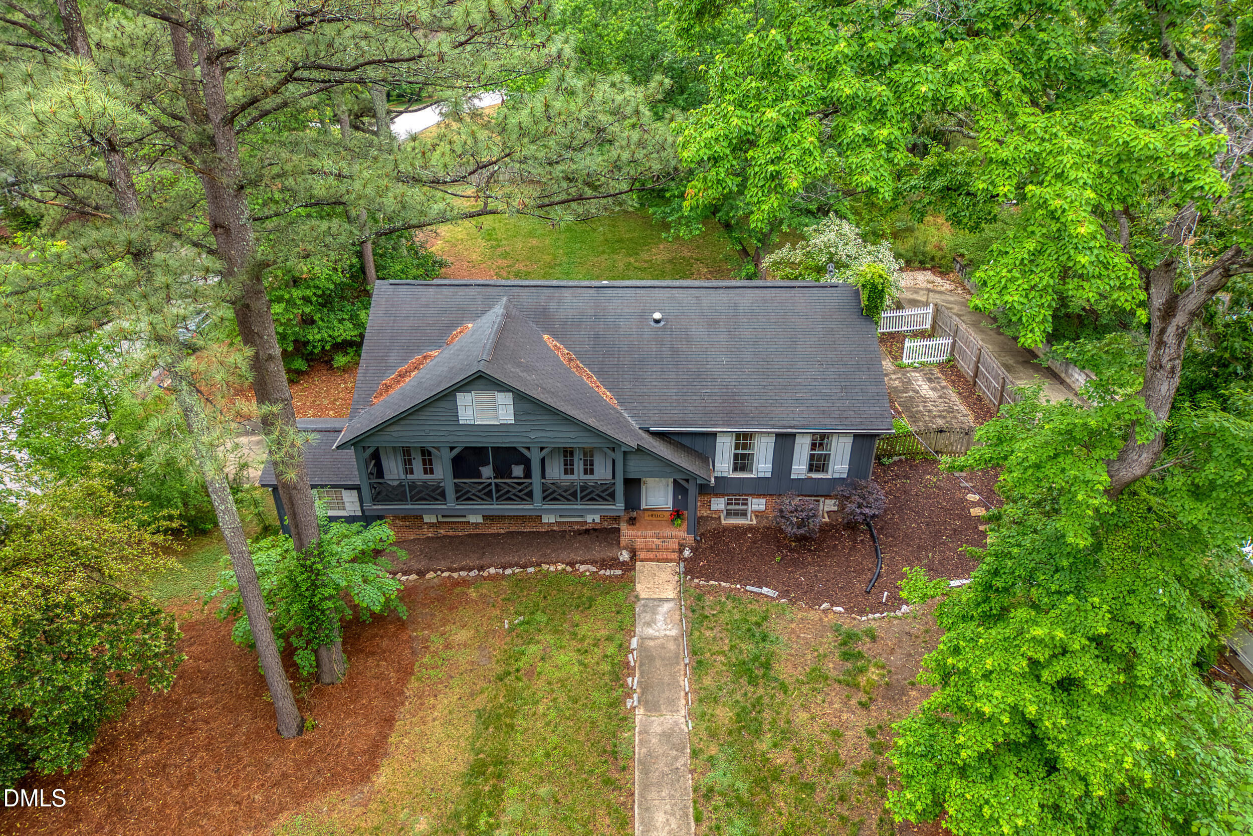 1701 Bellemeade Street Raleigh, NC 27607 - Photo 44 of 47 45 -1701 bellemeade st, drone, exterior