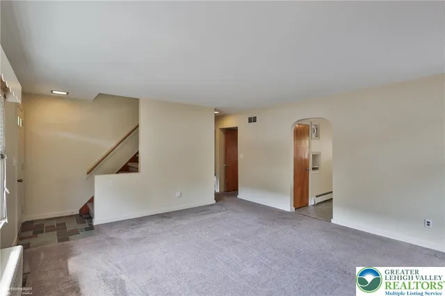 a view of an empty room