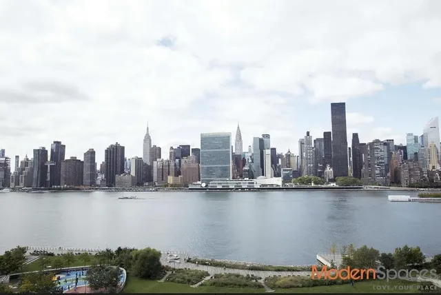 a view of a building with a swimming pool