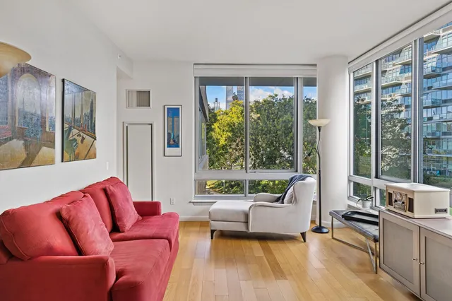 a view of front door with cabinets