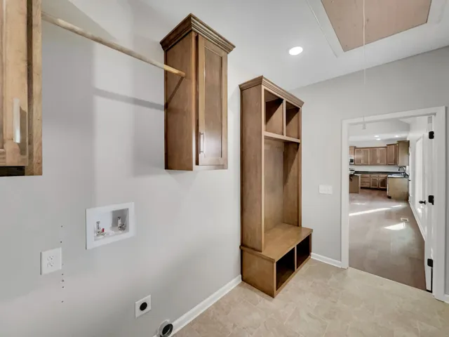 a view of an interior of the building