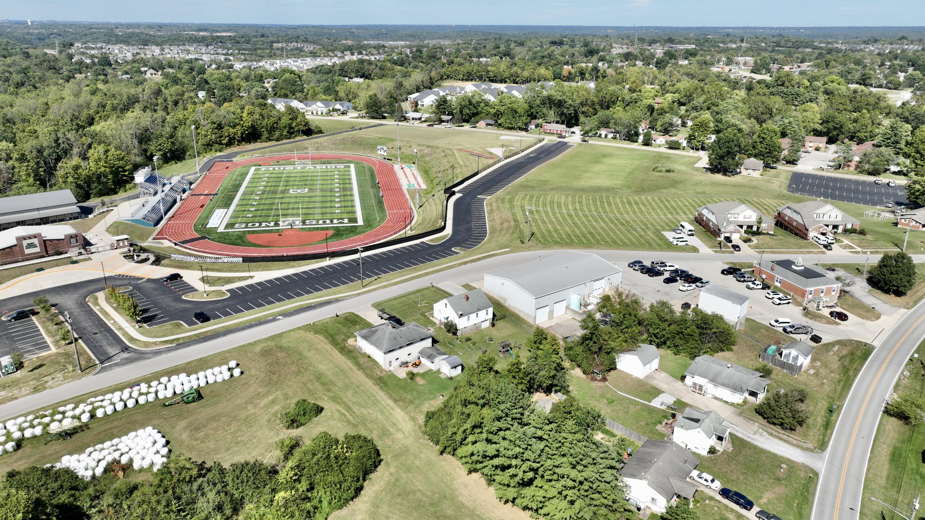 861 Gilbert Ridge Road Alexandria, KY 41001 - Photo 23 of 29 Drone football field look