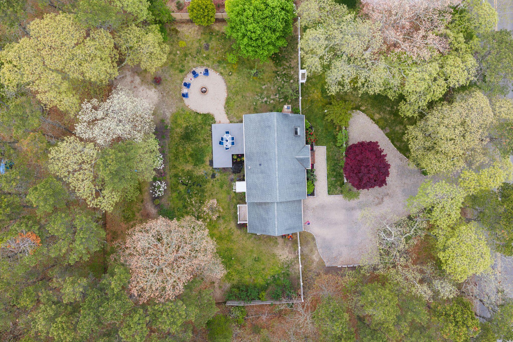 40 Sam Ryder Road Chatham, MA 02633 - Photo 34 of 42 an aerial view of residential house with outdoor space