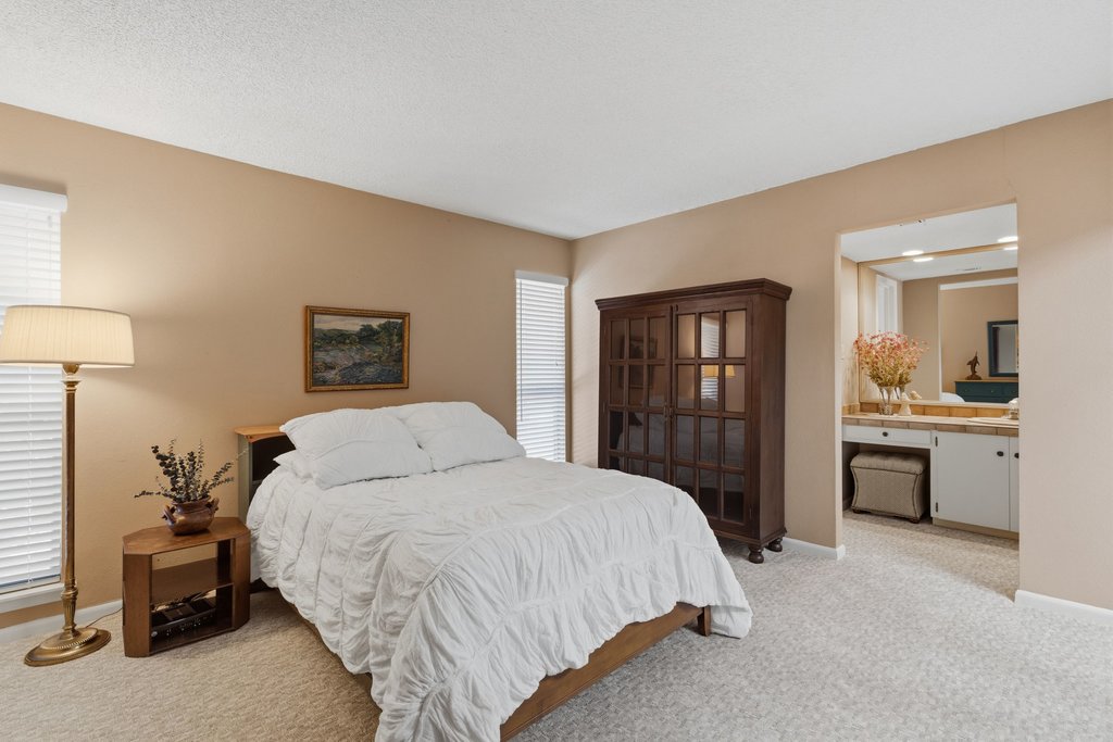 3500 Enfield Road, Unit E Austin, TX 78703 - Photo 33 of 40 Bedroom two is ideally situated on the opposite side of the second level for privacy.