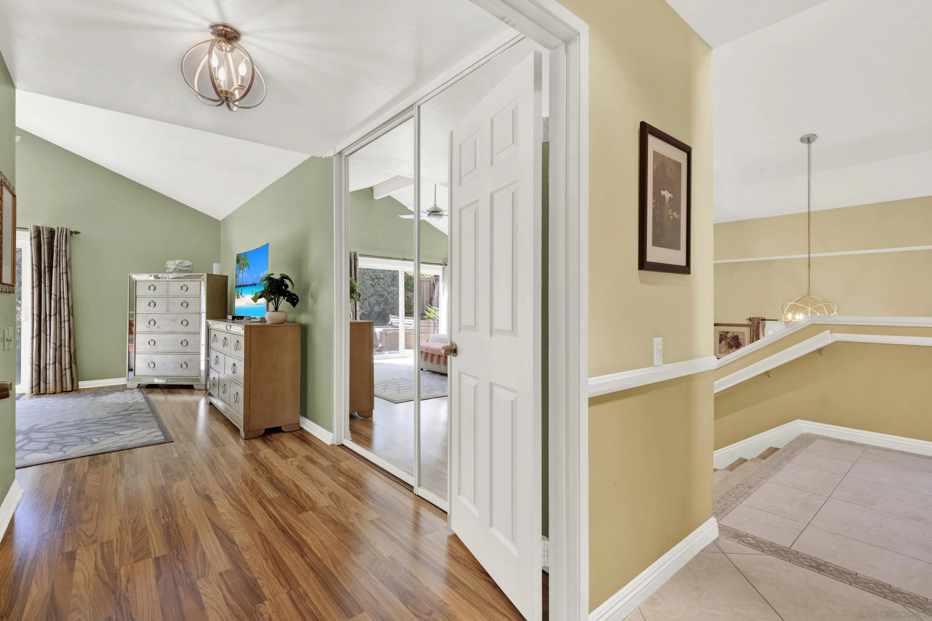 17233 Cuvee Court Poway, CA 92064 - Photo 21 of 53 a view of a kitchen with wooden floor and a sink