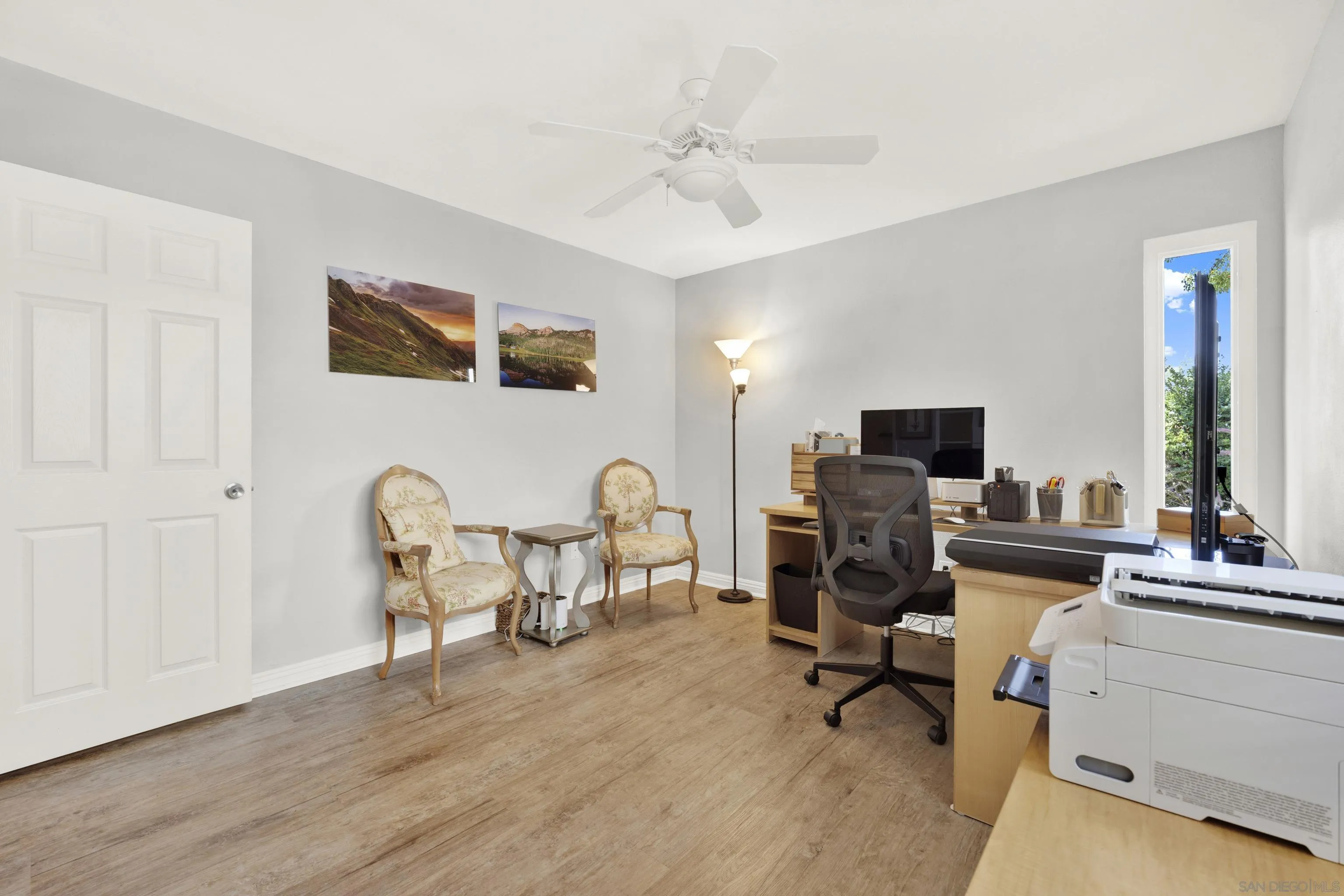 17233 Cuvee Court Poway, CA 92064 - Photo 42 of 53 a view of a workspace with furniture and a window